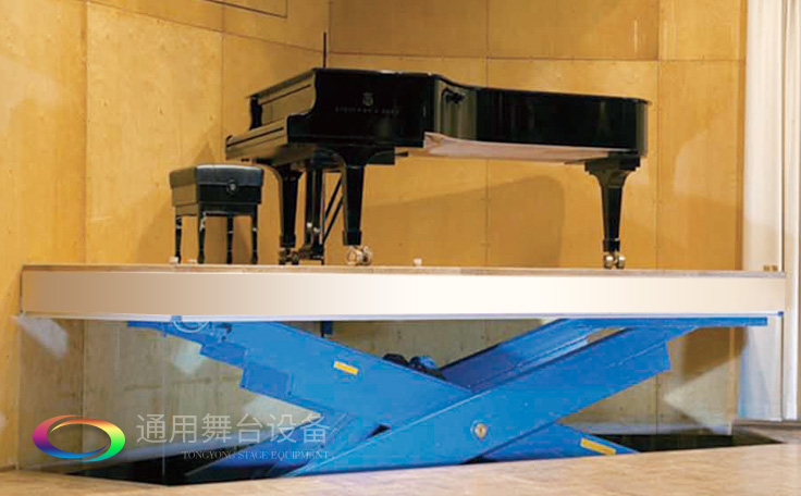 升降舞臺-源頭廠家,價優(yōu)質高！采用鋼性鏈或液壓油缸起降運行平穩(wěn)、安全可靠